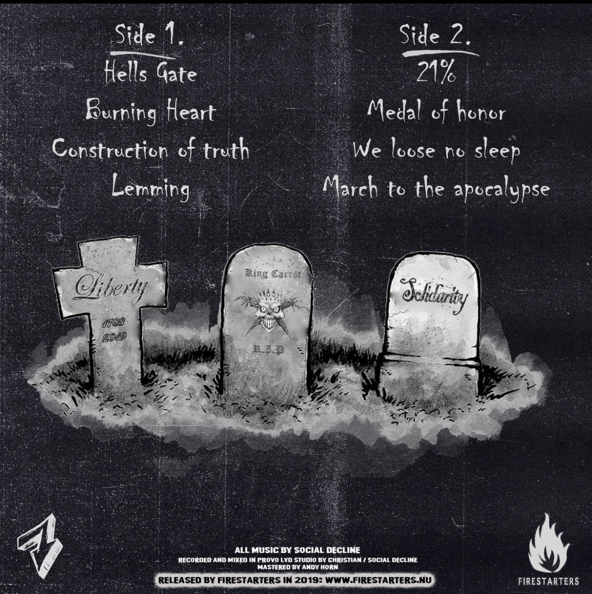 Social Decline "Hells Gate" 12" vinyl