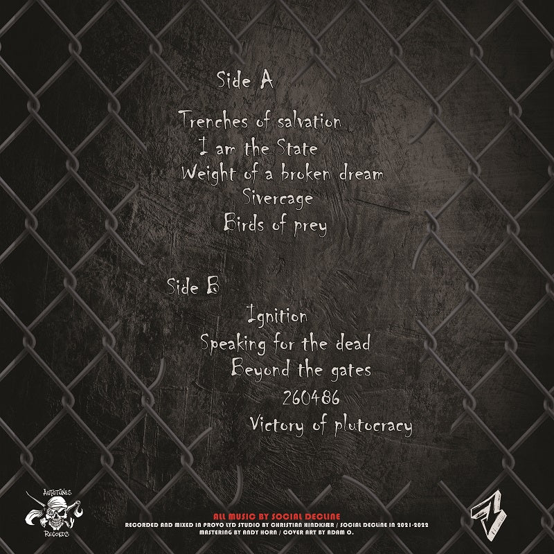 Social Decline "Beyond The Gates" 12" LP